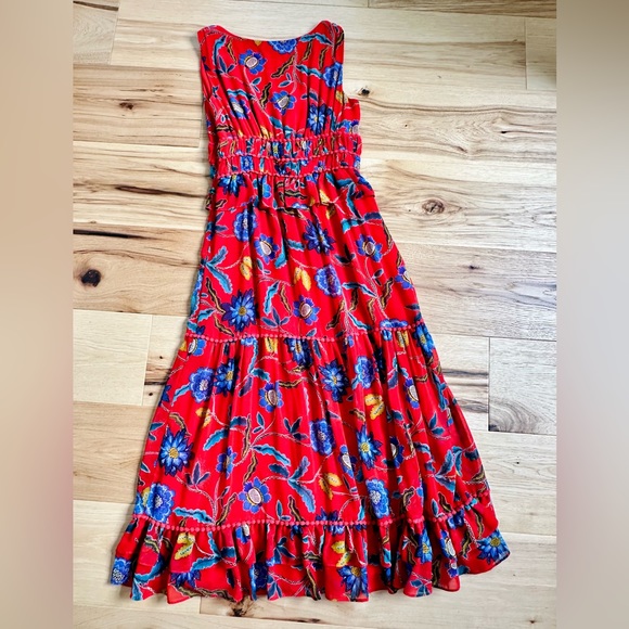Rebecca Minkoff Red Floral Lucy Dress sz 2 EUC - Picture 14 of 16